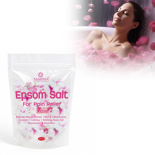Rose Epsom Salt For Pain Relief - 400gm