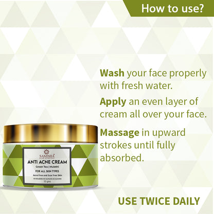 Anti Acne Face Cream - 50gm