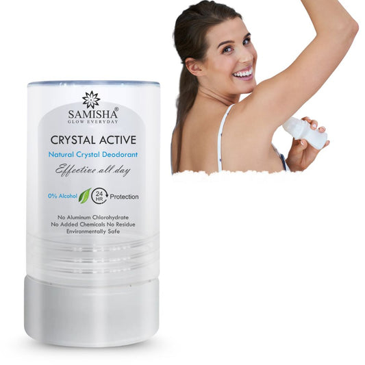 Crystal Body Unisex Natural Aluminum-Free Deodorant Roll On