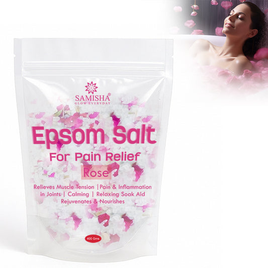 Rose Epsom Salt For Pain Relief - 400gm