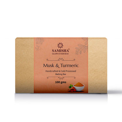 Organic Musk & Turmeric Soap - 100gm