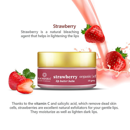 Strawberry Lip Butter Balm - 10gm